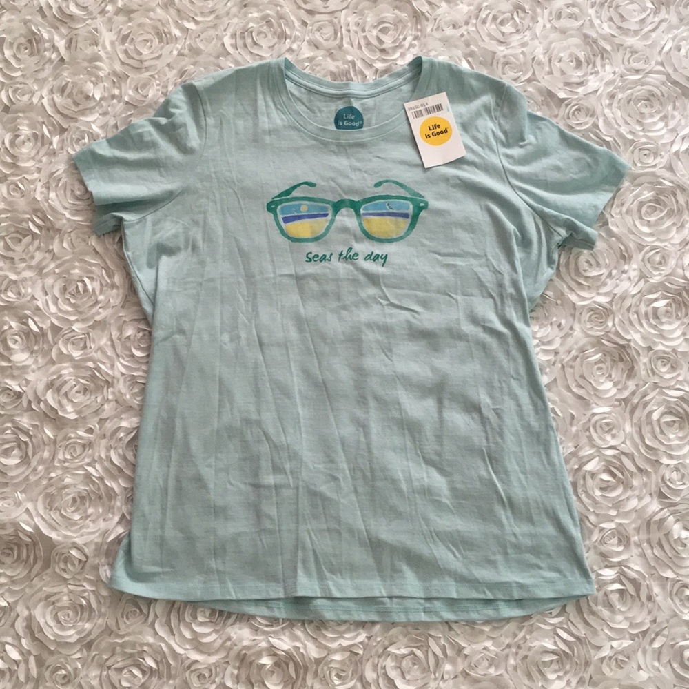 Life is Good Seas The Day Classic Fit Tee